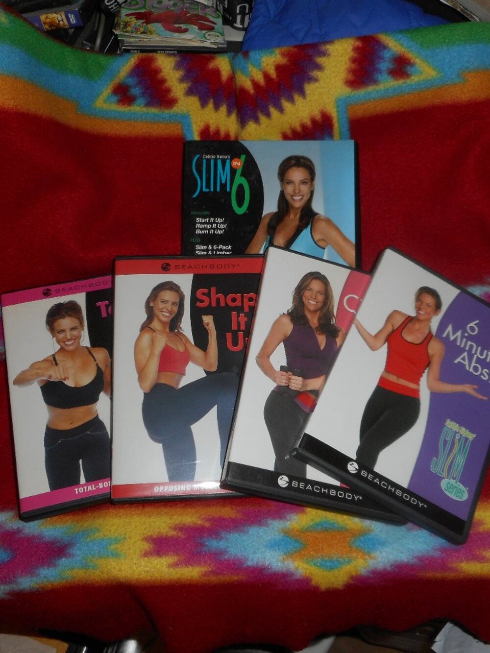 Beachbody Debbie Siebers Slim-in-6 Series Workouts (Lot of 7-DVDs)